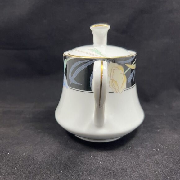 Vintage Charisma Black By Mikasa Cream And Sugar Set - Picture 13 of 16